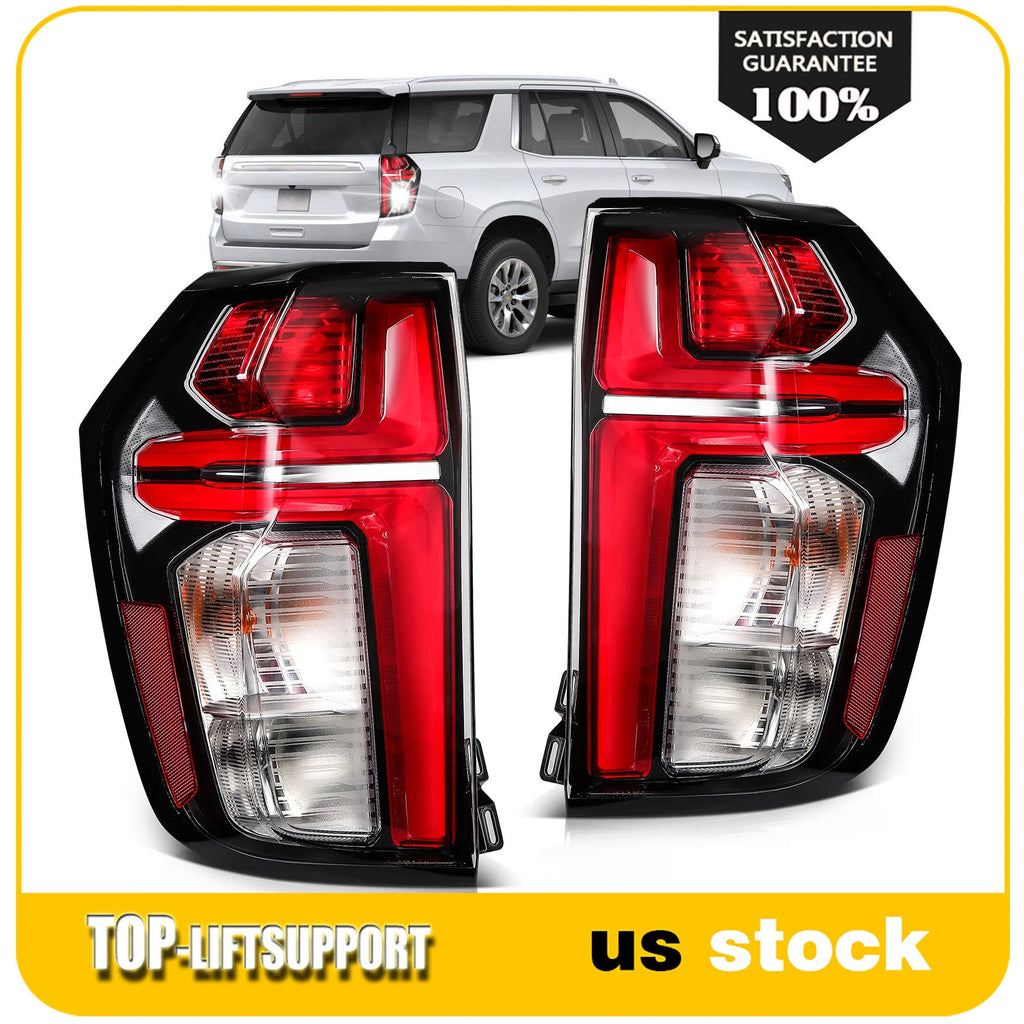 Pair LED Tail Light Assembly for Chevy Suburban Tahoe (2021–2023)