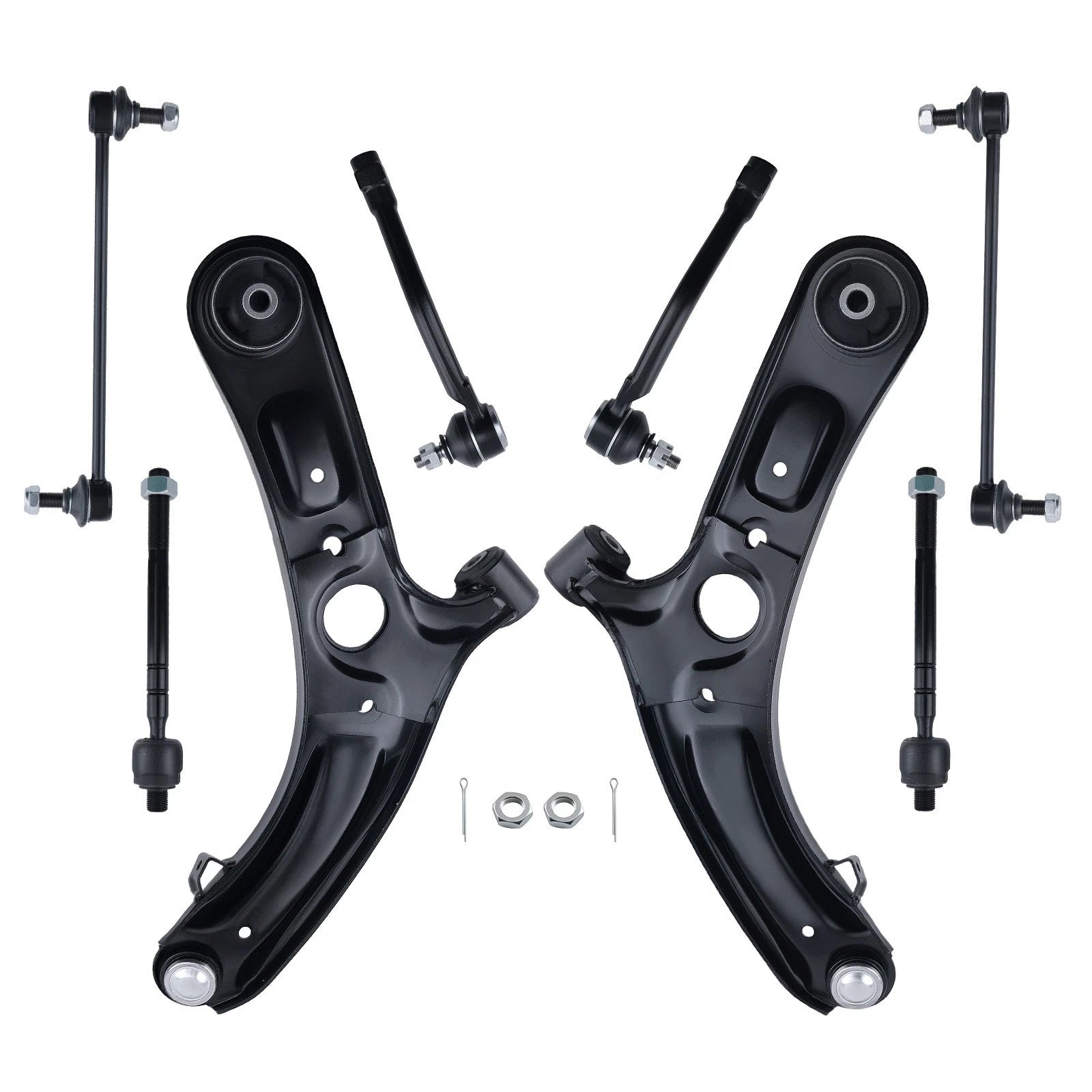 8PC Front Lower Control Arm Kit for Hyundai Elantra (2011–2017) K622232