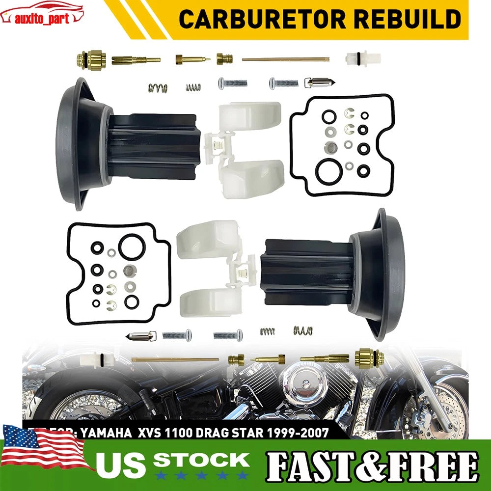 Carburetor Repair Kit for Yamaha XVS1100 V-Star (1999–2007)