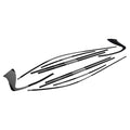 Chrome Blackout Overlay Window Trim for Infiniti Q50 Q50S (2014-2023)