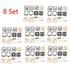 Set of 8 Carburetor Kits for Echo CS3000 CS301 CS320T (Walbro K20-WAT)