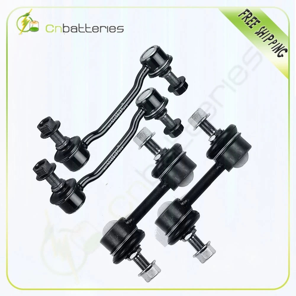 2Pcs Front Sway Bar + 2Pcs Rear Sway Bar Steering Kit for Hyundai Sonata (2006–2010)