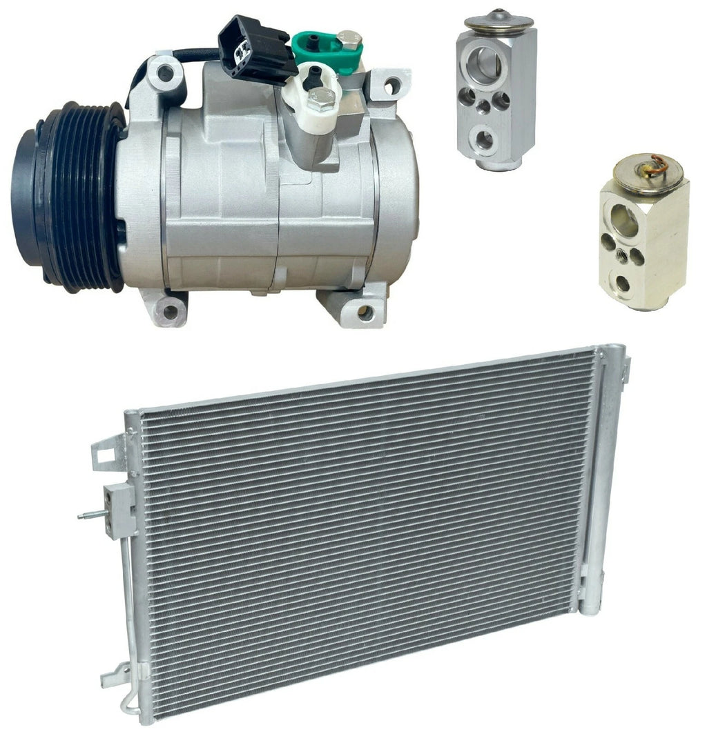 A/C Compressor Kit w Condenser for Chevrolet Traverse 3.6L (2010–2012)