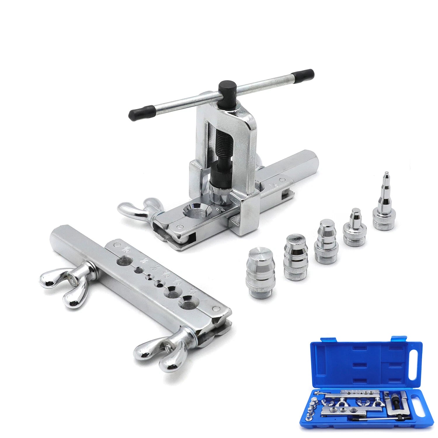 Flaring Tool Kit Set for Automotive Plumbing (14 Pieces)