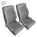 Set of 2 Gray Cloth Seat Covers for Jeep Wrangler (2007–2012)