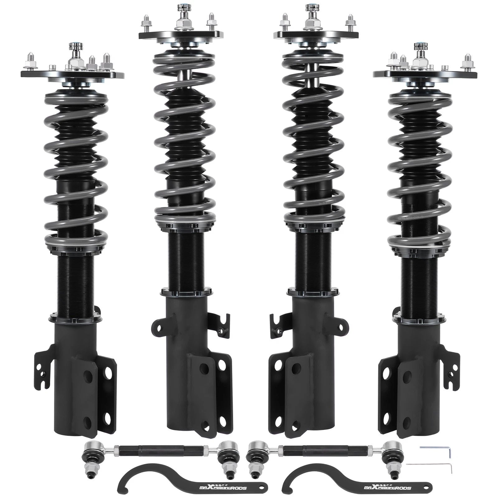Set of 4 T7 Racing Coilovers w/ 24 Level Damping for Toyota Camry (2007–2011)