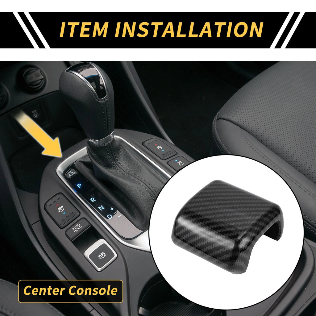 Carbon Fiber Gear Shift Knob Cover Trim for Toyota Tundra (2022–2024)