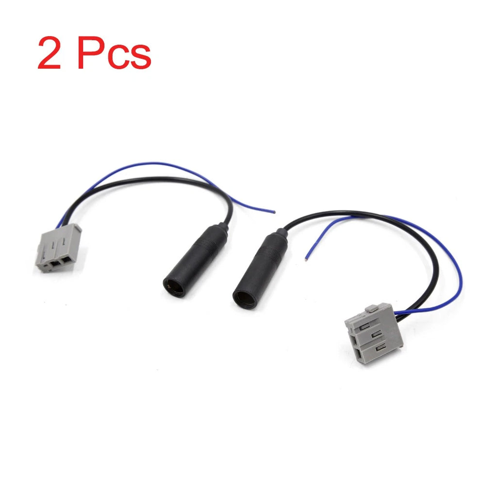 2Pcs Stereo Radio Wire Harness Cable Antenna for Nissan 