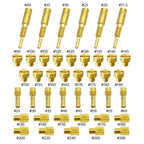 42-Piece Nozzle Kit for Mikuni Carburetor (Including 17 Large Round)