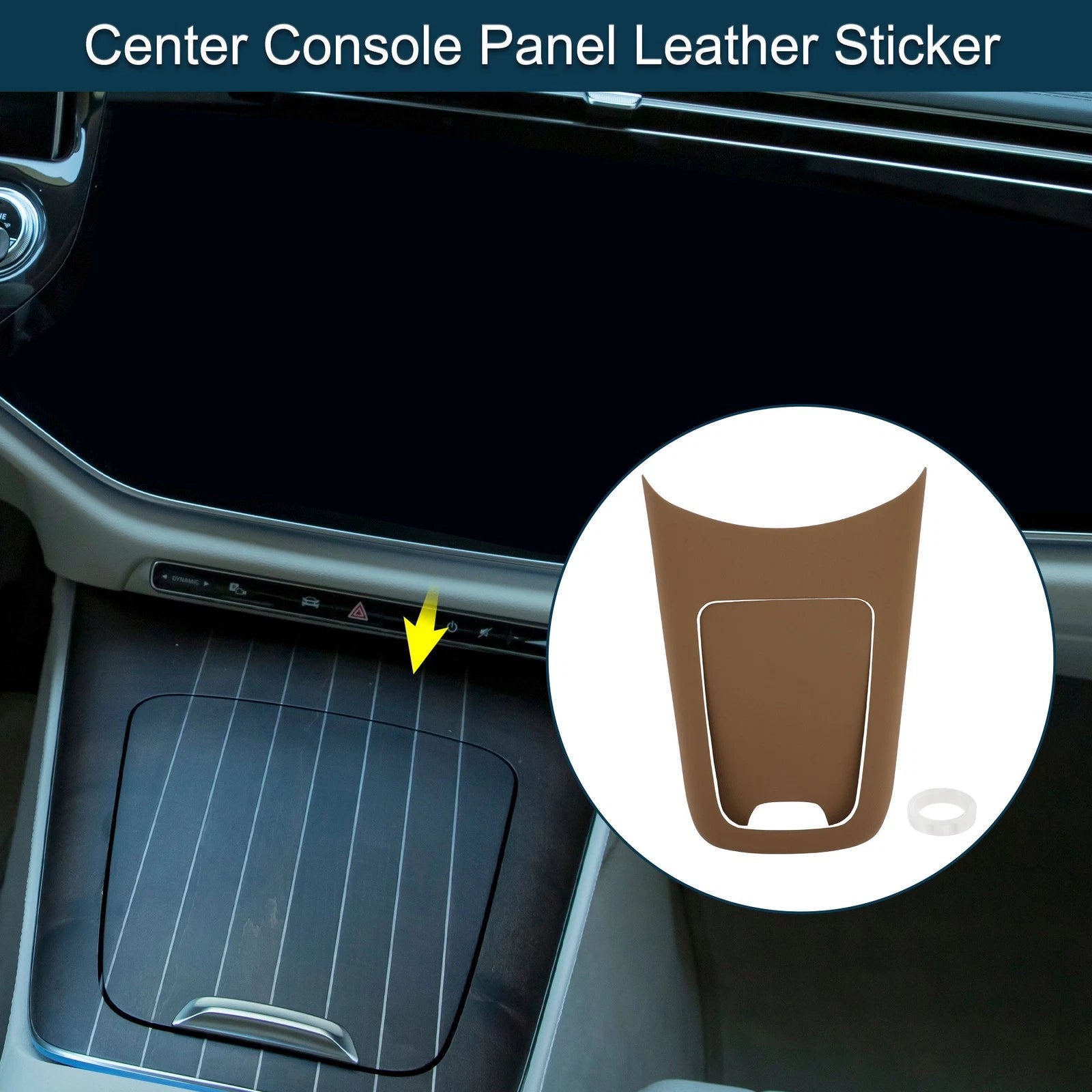 Set of 1 Center Console Panel Sticker for Mercedes-Benz E-Class (2024)
