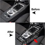 3pcs Center Console Gear Shift Panel Cover Trim for Audi A3 S3 RS3 (2013–2020)