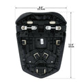Black Cushion Passenger Seat for Yamaha YZF-R1 (2004–2006)
