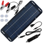 12V 30W Solar Panel Charger for Car RV Boat (Waterproof, Portable)