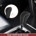 Gear Shift Knob Cover for BMW 3 Series E90 (2007–2013) Black Beige Faux Leather