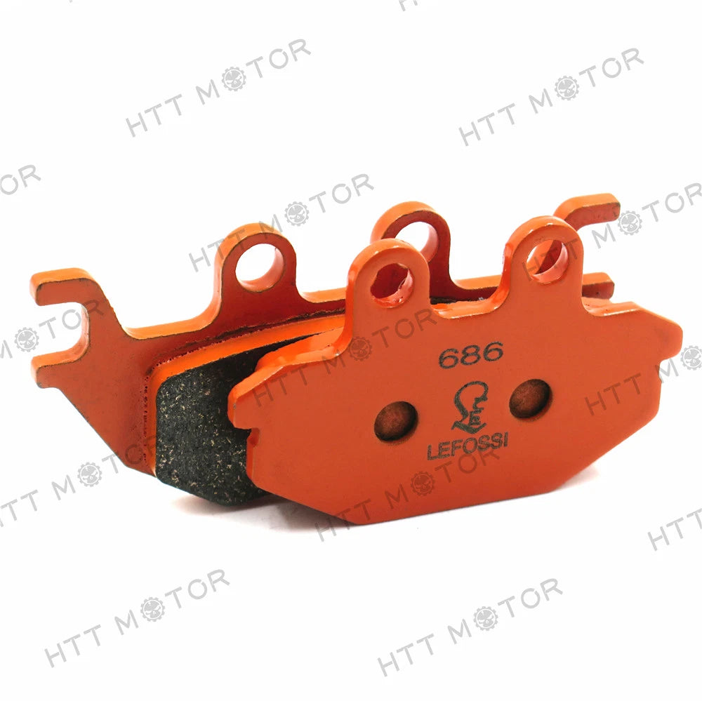 Set of 2 Carbon Ceramic Brake Pads for Kawasaki Mule PROFX KAF820 (2015–2023)