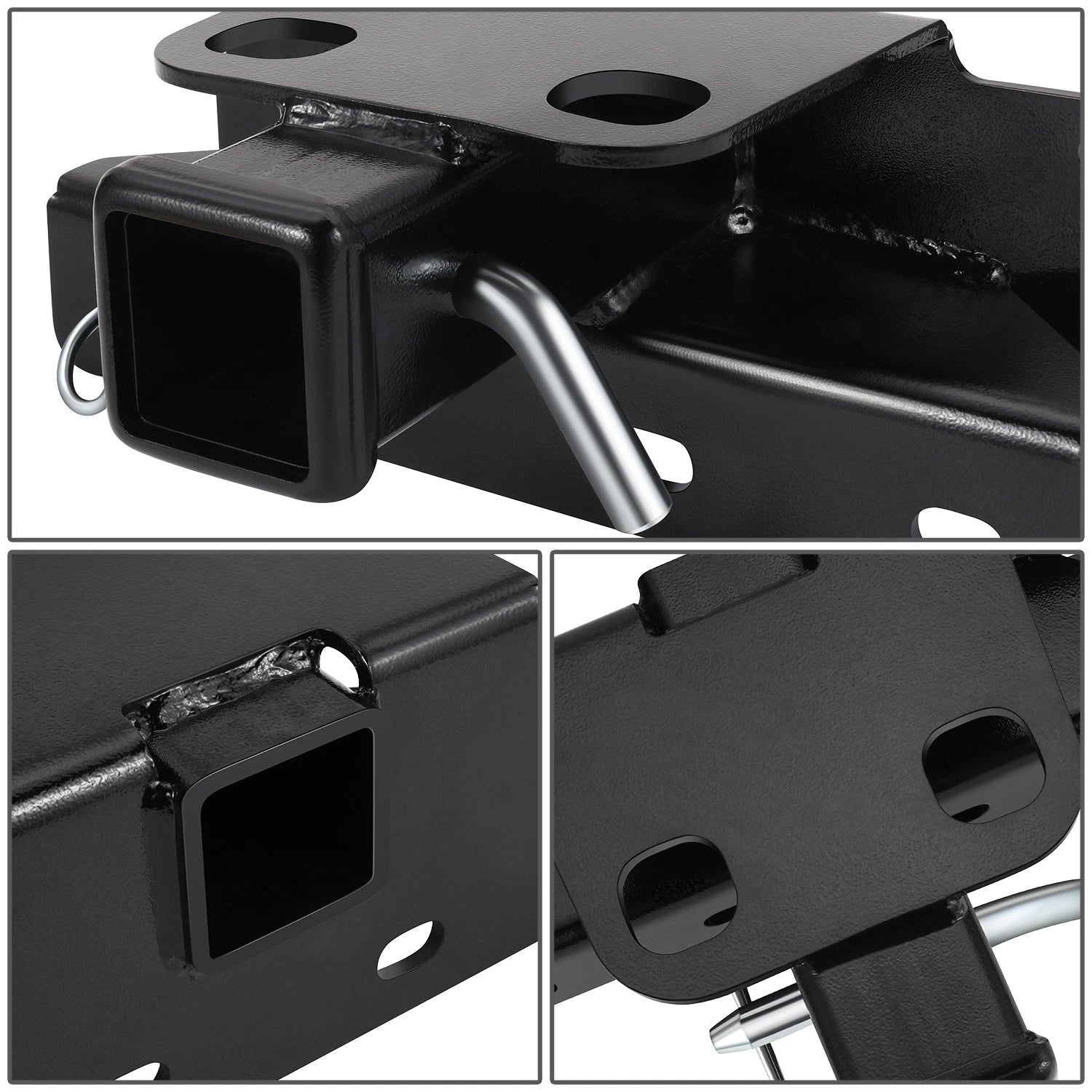 Class-3 Trailer Rear Bumper Tow Hitch Receiver 2" for Jeep Wrangler JK JL (2007–2023)