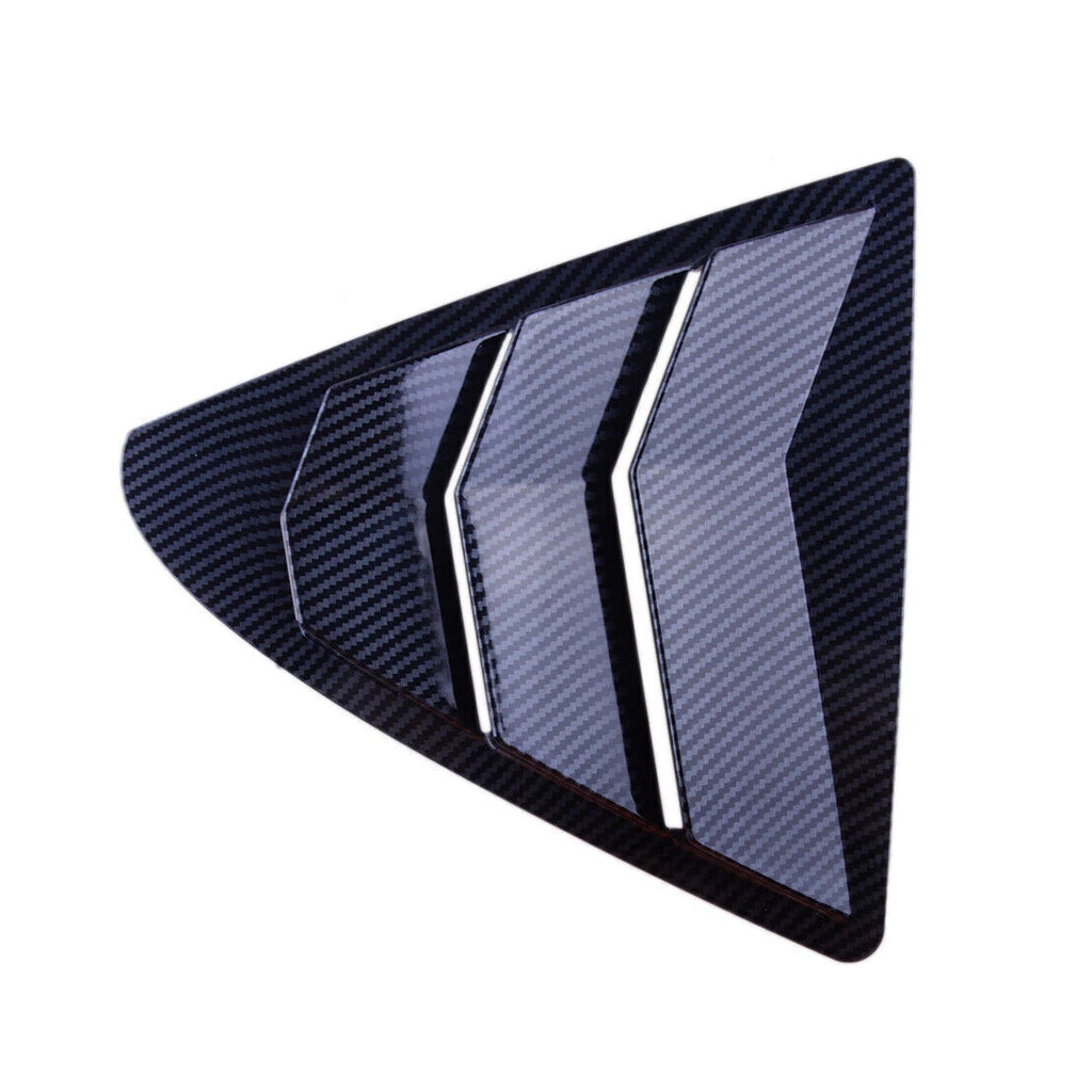 Carbon Fiber Look Side Window Louver Shutter Cover Trim for Lexus IS (2013–2020)