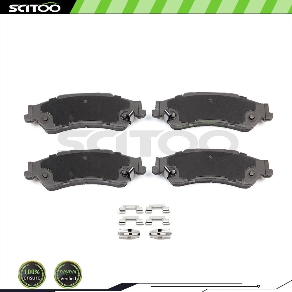 Set of 4 Ceramic Brake Pads Rear for Chevrolet GMC Isuzu Hombre Oldsmobile