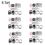 Set of 6 Carburetor Rebuild Kit for Honda GX22/31, Echo GT1100 (K20-WYL)