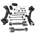 Front Lower Control Arms Kit & Rear Camber Sway Bar Links for Honda CR-V (2007–2011)