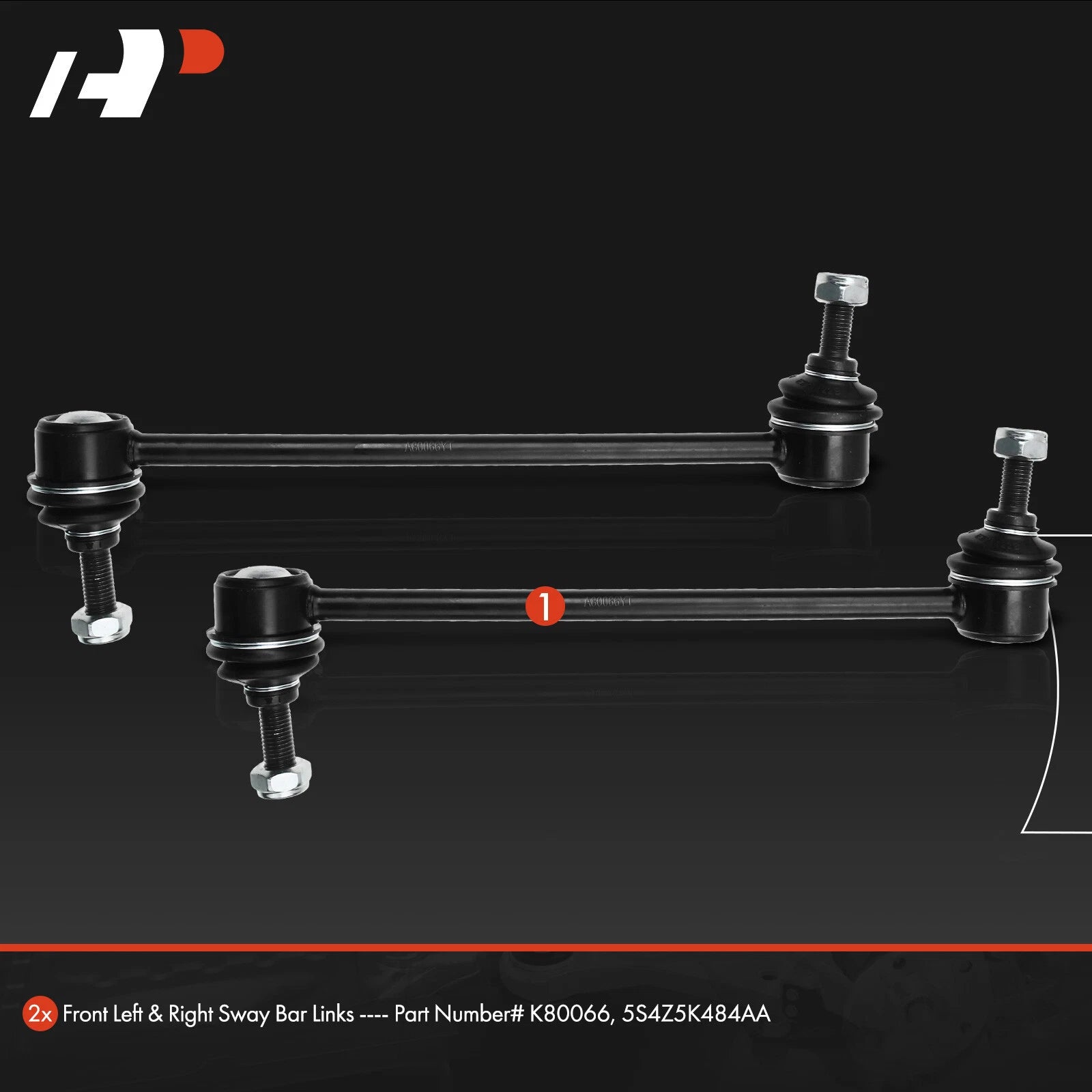 2X Front Stabilizer Bar Link for Ford Focus (2000-2011)
