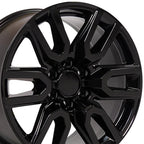 20" Gloss Black Wheel for 1999-2023 GMC Sierra 1500 - RVO2002