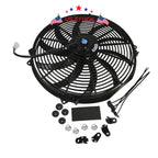 16 Inch Slim Electric Radiator Cooling Fan with Mount Kit