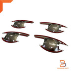 4 x Chrome Door Handle Cover Inserts for Mitsubishi Triton Ute (2005-2015)