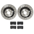 Brembo Rear Brake Kit 330mm Disc Rotors Low-Met Pads for MB W211 E55 AMG (2003–2009)