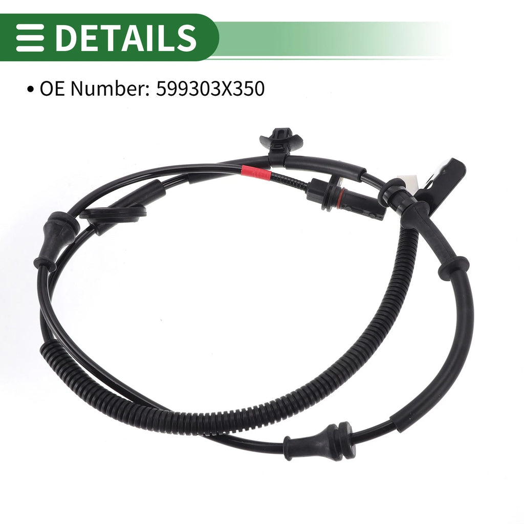 ABS Wheel Speed Sensor No. 599303X350 for Hyundai Elantra (2014–2016) Right Rear