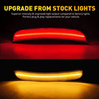Set of 4 LED Front Side Marker Lights for Chrysler 300 (2015–2023)
