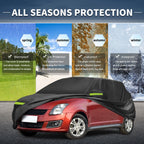 Waterproof Car Cover 241D-PU for Suzuki Swift IV/V (2011–2023) with Zipper