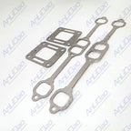 Set of 2 Manifold & Riser Elbow Gaskets for Mercruiser 5.7L 350 27-33395 27-863724