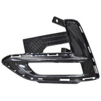 Replacement Black Gloss/Painted ABS Plastic Front Driver Side Fog Light Bezel