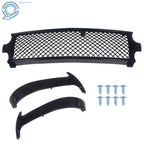 Front Bumper Grille Glossy Black for Silverado Tahoe Suburban (1999–2006)