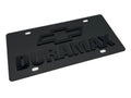 License Plate Frame Heavy Duty Black Metal for Chevrolet Duramax (2017–2024)