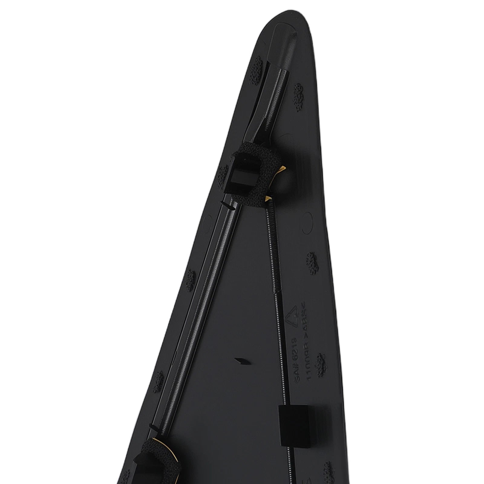 Mirror Flag Applique Trim Right for Dodge Caravan (2008–2019) 1BE421XFAA Black