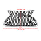 Front Upper Grille Assembly for Lexus RX350 RX450h (2020-2022) Chrome Black