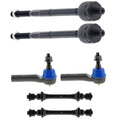 Set of 4 Mevotech Supreme Tie Rod Ends & Sway Bar Links for Explorer