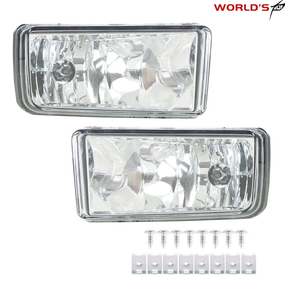 Set of 2 Front Bumper Fog Lights for Chevy Silverado 1500 2500 (2007–2013)
