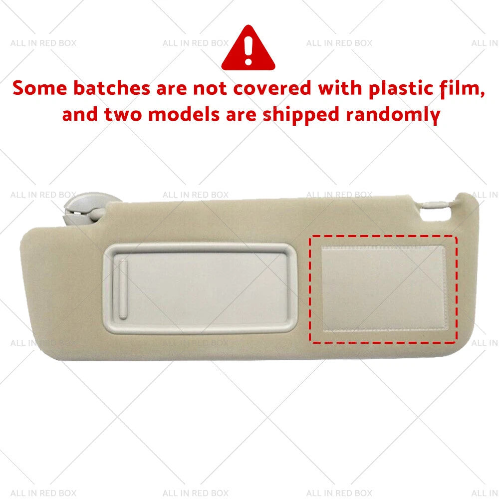 LH Sun Visor for Toyota Prado TRJ120 RZJ120 LJ120 KZJ120 KDJ120 GRJ120