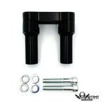 4" Tall Handlebar Riser/Top Clamp Kit for Harley