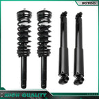 2 Front Struts Springs & 2 Rear Shocks for Ford Fusion V6 (2010–2012)