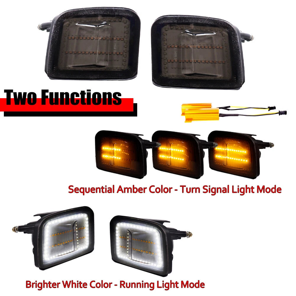 Sequential Switchback LED Front Corner Signal Light for Subaru WRX STI (2015–2021)