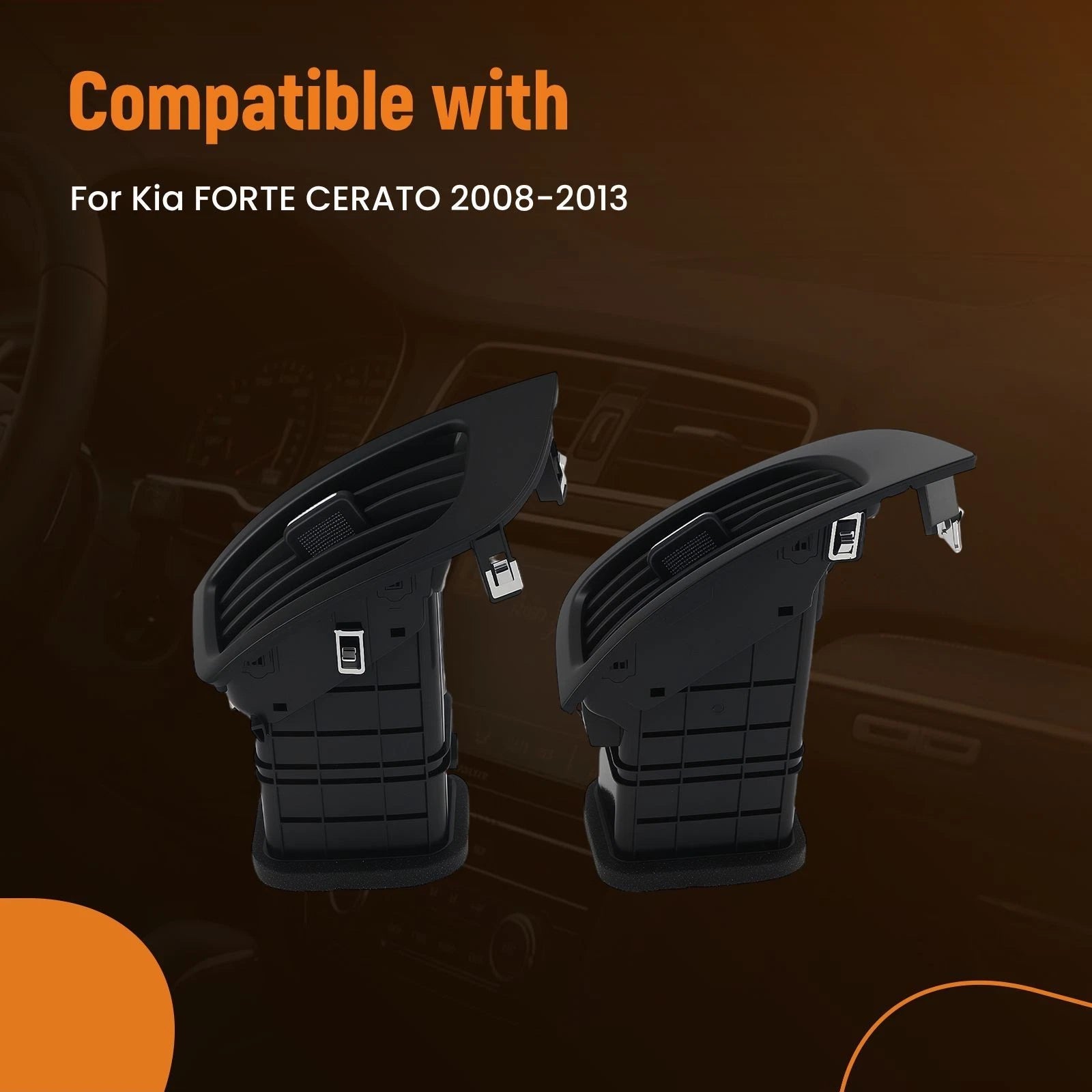 A/C Center Dashboard Vent for Kia Forte Cerato (2008–2013) 974801X050