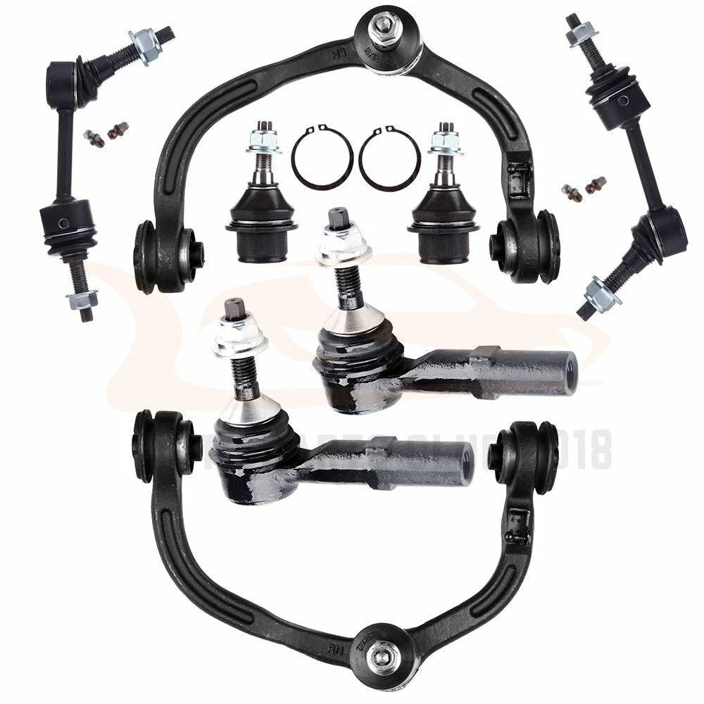 Set of 8 Front Upper Control Arms with Ball Joints for Lincoln Navigator (2003–2004)