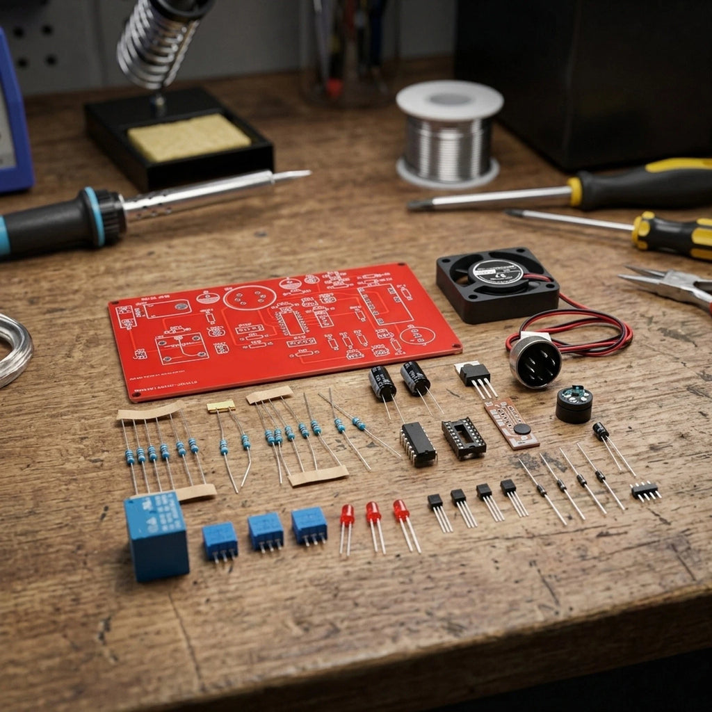Exhaust Fan Control Circuit Kit with Gas Alarm Sensor for DIY Projects