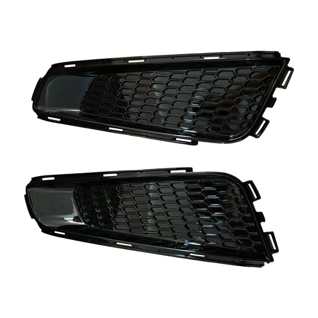 Pair Gloss Black Front Bumper Lower Side Grill Bezel for Cadillac ATS (2013–2014)