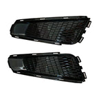 Pair Gloss Black Front Bumper Lower Side Grill Bezel for Cadillac ATS (2013–2014)