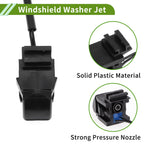 2X Windshield Washer Nozzle for Mercedes-Benz E350 E550 (2007–2016) No.A2208600247 Black